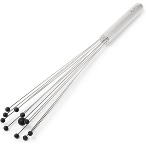 Sur La Table Silicone Ball Whisk, Full-Size Silicone Ball-Tip Design for Nonstick- Beating, Stirring and Sauce Work, 12 in