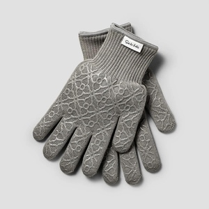 Sur La Table Small Tile Oven Gloves, Set of 2, Light Gray(Light Gray)