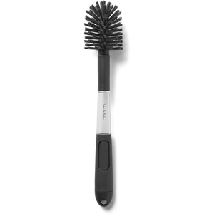 Sur La Table Soap Dispensing Bottle Brush, Built-In Soap Reservoir and Scrubbing Head with Long Handle for Deep Reach