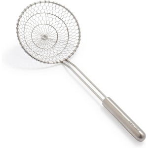 Sur La Table Spider Skimmer, Stainless Steel Wire Mesh Skimmer for Frying, Blanching and Pasta Retrieval(Silver)