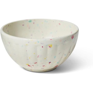 Sur La Table Sprinkle Melamine Ice Cream Bowl, White
