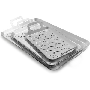 Sur La Table Stainless Steel Grill Grids, Set of 3