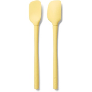 Sur la table Flex-Core Mini Silicone Spatula and Spatula Spoon, Set of 2, Light Pink(Butter)