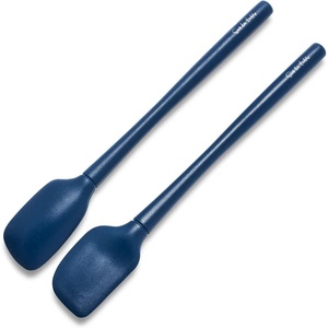 Sur la table Flex-Core Mini Silicone Spatula and Spatula Spoon, Set of 2, Light Pink(Navy)