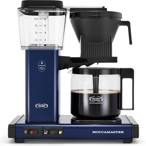 Technivorm Moccamaster 53941 KBGV Select 10-Cup Coffee Maker, Polished Silver, 40 ounce, 1.25l(Midnight Blue)