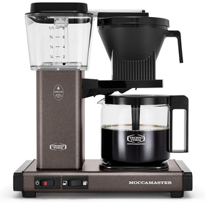 Technivorm Moccamaster 53941 KBGV Select 10-Cup Coffee Maker, Polished Silver, 40 ounce, 1.25l(Slate)