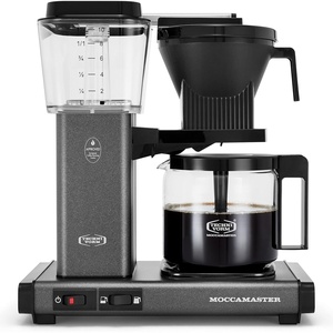 Technivorm Moccamaster 53941 KBGV Select 10-Cup Coffee Maker, Polished Silver, 40 ounce, 1.25l(Stone Grey)