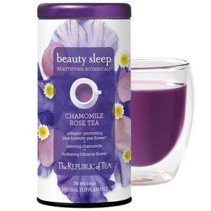 The Republic of Tea – Beautifying Botanicals® Beauty Sleep Chamomile Rose Herbal Tea Bags (36 count)(36 Count (Pack of 1))