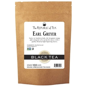 The Republic of Tea – Earl Greyer Black Tea Tin, 50 Tea Bags, Naturally Caffeinated(100 Count (Pack of 1))